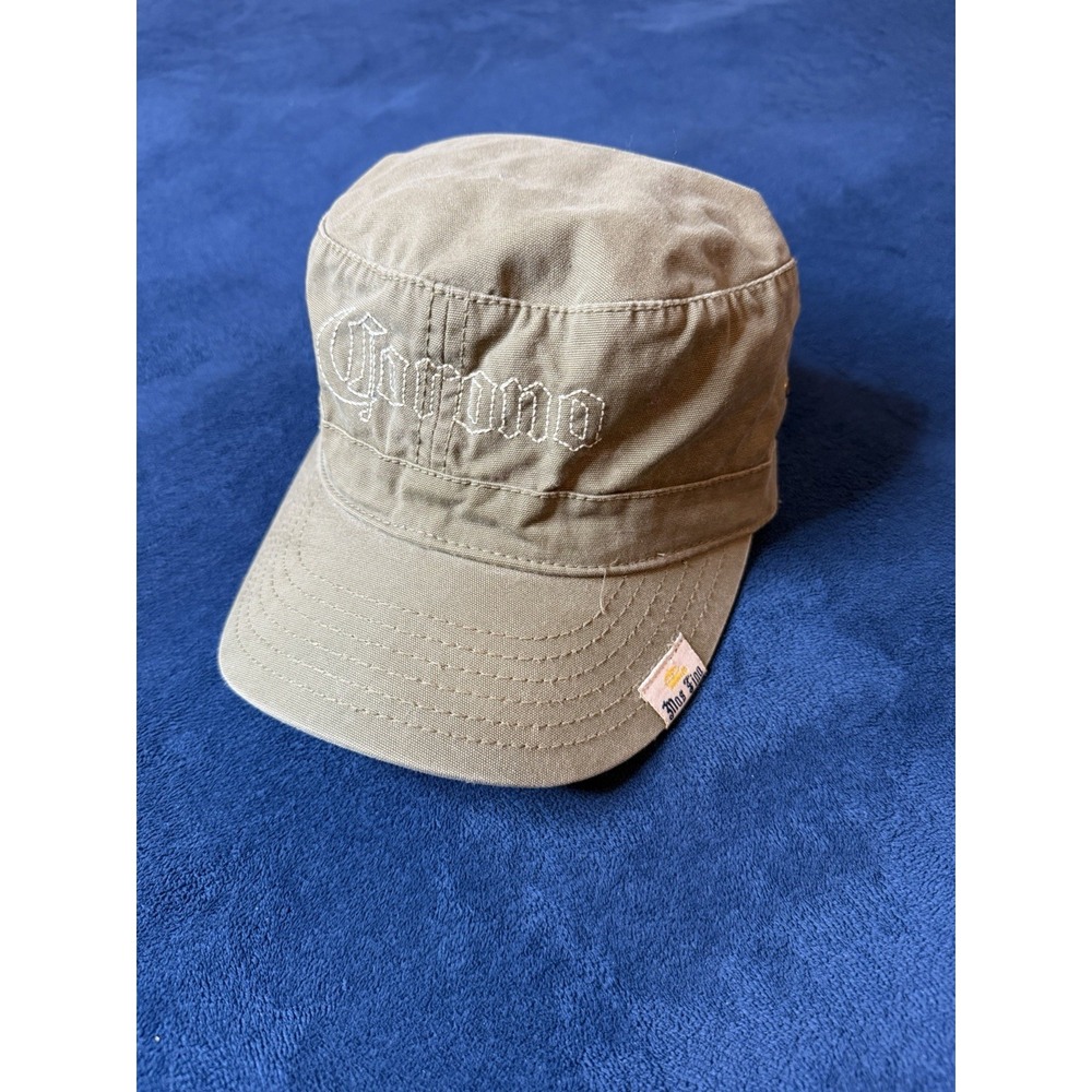 Vtg 90’s Corona Women’s Painter’s Y2k Hat Olive With Distressed Style Size L/XL
